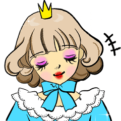 [LINEスタンプ] お姫様です2