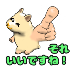 [LINEスタンプ] ハムスター1 HAMSTER-1