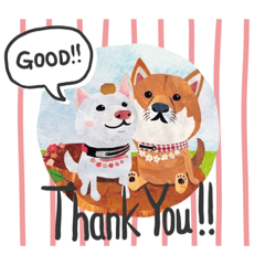 [LINEスタンプ] 柴犬 らむ♡るん♡