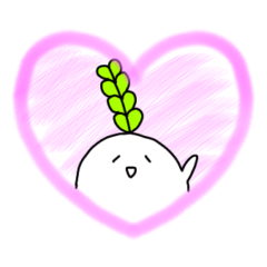 [LINEスタンプ] プラス思考のRunning Daikon