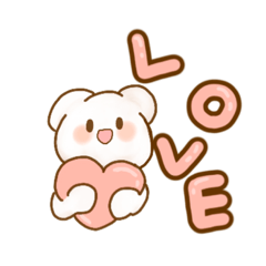 [LINEスタンプ] ほっこり癒され♡くまのスタンプ