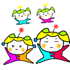 [LINEスタンプ] 可愛い可笑しな家族