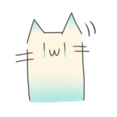 [LINEスタンプ] 表情が変わらないねこたち