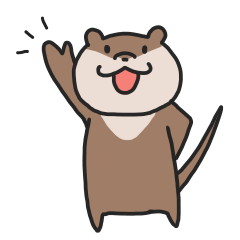 [LINEスタンプ] 多分カワウソ