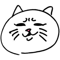 [LINEスタンプ] 手描きねこちゃんさん