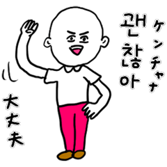 [LINEスタンプ] ❤️【韓国語】スキン❤️