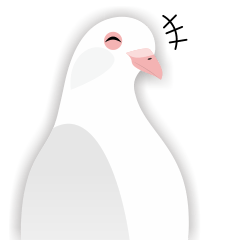 [LINEスタンプ] 羽戸鳩ぽっぽ―リスペクトLINEスタンプ