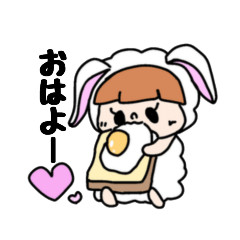 [LINEスタンプ] モコラマちゃん♪