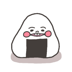 [LINEスタンプ] ONIGIRI BOY K