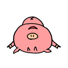 [LINEスタンプ] ほんわか ぶたくん①