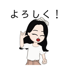 [LINEスタンプ] 女子のスタンプ(夏)