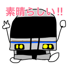 [LINEスタンプ] 中国地方の電車たち