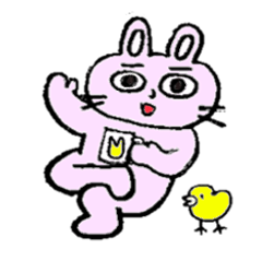 [LINEスタンプ] ゆかいなうさぎ うさ山うさ太郎