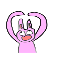 [LINEスタンプ] へんなうさぎすたんぷ