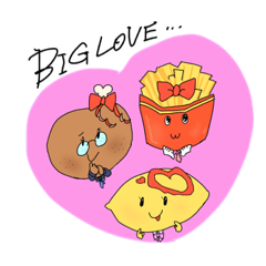 [LINEスタンプ] コヨイハ オコサマランチ JK STYLE