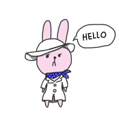 [LINEスタンプ] おしゃれうさぎのバニ子さん