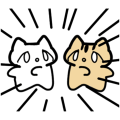 [LINEスタンプ] 新キャラさば猫＆たかなしさよりしゃけ猫2