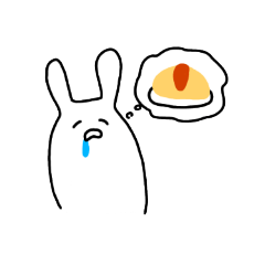 [LINEスタンプ] ながーいうさぎの日常