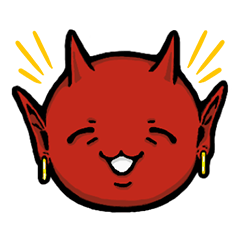 [LINEスタンプ] 悪魔の表情