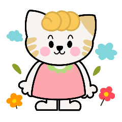 [LINEスタンプ] かわいい猫Myang-ee