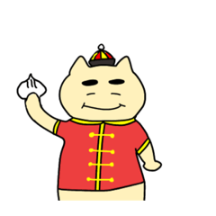 [LINEスタンプ] ねこの『どんべえ』（中国語簡体字）