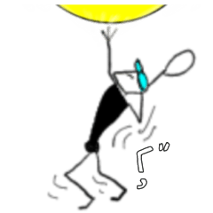 [LINEスタンプ] テニスボールの憂鬱