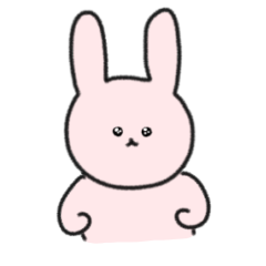 [LINEスタンプ] ピュアうさ