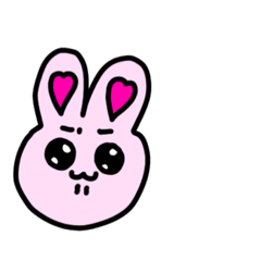 [LINEスタンプ] 辛辣でキュートなうさぎ