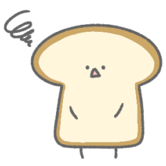 [LINEスタンプ] 使いやすいね！食パンはん！
