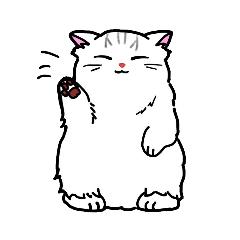 [LINEスタンプ] マンチ立ちのゆきちゃん