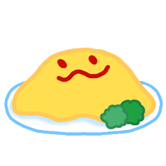 [LINEスタンプ] オムごはん