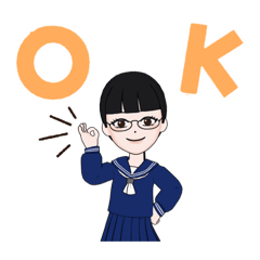 [LINEスタンプ] 真面目な学生 アバター