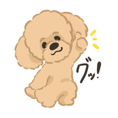 [LINEスタンプ] トイプードルのライアン