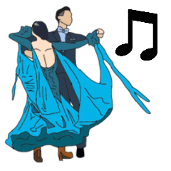 [LINEスタンプ] 社交ダンス♬♪