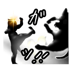 [LINEスタンプ] 爆走黒猫スタンプ