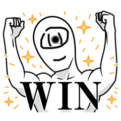[LINEスタンプ] 一つ目人間