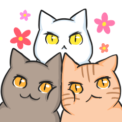 [LINEスタンプ] 人は猫の奴隷