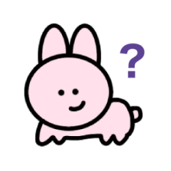 [LINEスタンプ] 煽ってるような気がするうさちゃん