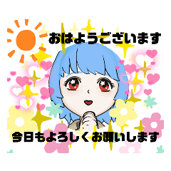 [LINEスタンプ] アバターpeanutちゃん挨拶編