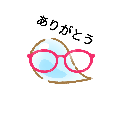 [LINEスタンプ] みずめがねくん2