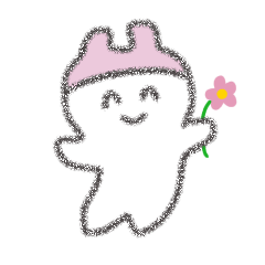 [LINEスタンプ] 帽子のふわちゃん