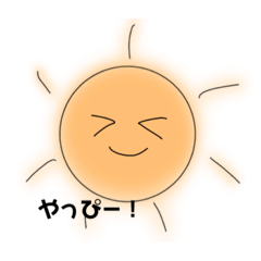 [LINEスタンプ] ほんわか天気ちゃん！