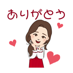 [LINEスタンプ] 俗語を話す巫女さん＊友達会話編