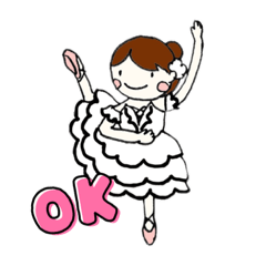 [LINEスタンプ] ばれりんこちゃんの会話 fbドンキ編