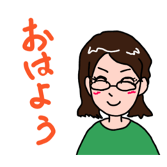 [LINEスタンプ] 女性の丁寧な挨拶