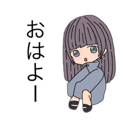 [LINEスタンプ] 女の子スタンプ^_^