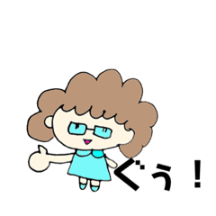 [LINEスタンプ] カラフルアフロ達の日常