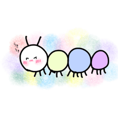 [LINEスタンプ] oimomushi 1 :) a greeting