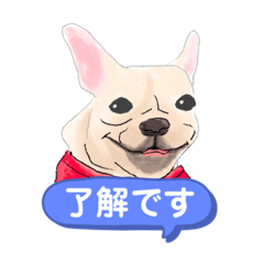 [LINEスタンプ] フレンチブルドッグのちくちゃん