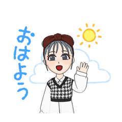 [LINEスタンプ] RIKAのスタンプ〜アバター女の子〜